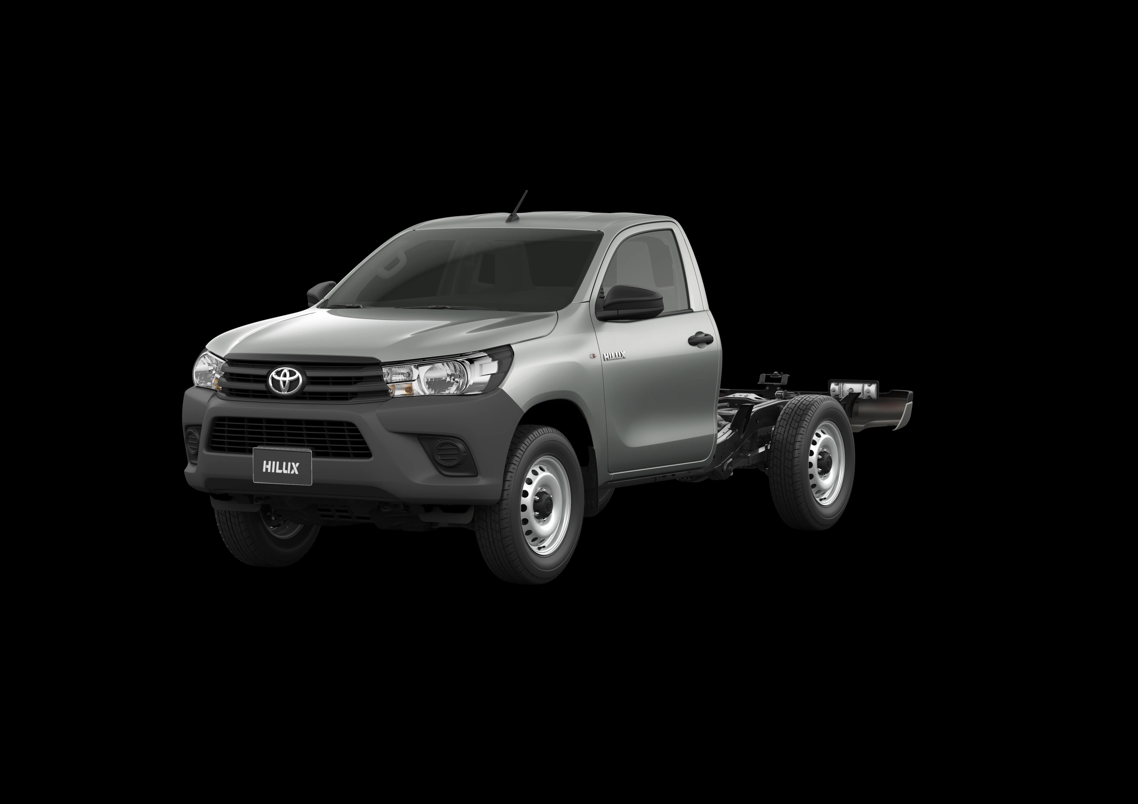 Toyota Hilux Cabine Simples Cabine Chassi MT na cor Prata Argentum